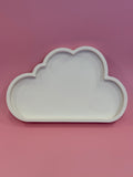 Tacka dekoracyjna - Chmurka - biała
